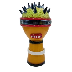 Testa Mc Antropomorfo Scultura policroma #1