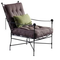 The Classic Brown Garden Armchair