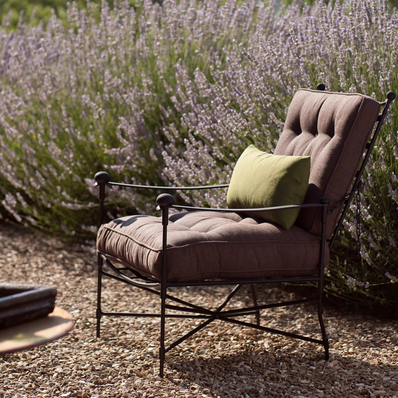 The Classic Brown Garden Armchair