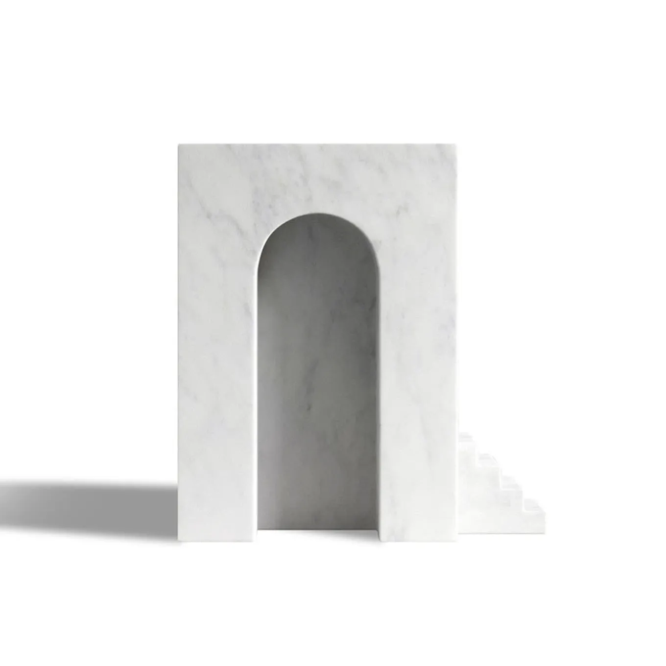 The Village - Utopia Scultura in bianco di Carrara di Elisa Ossino