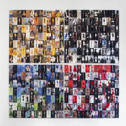 Tipe Umane Ricamo in bianco e nero