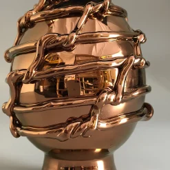 Tiricci Pigna siciliana in bronzo terracotta