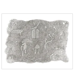 Tonsurton - Disegno a penna su carta