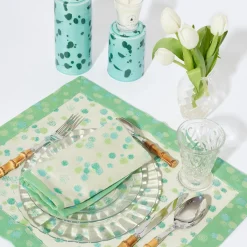 Totem verde e acqua con candela profumata Foglie di Fico