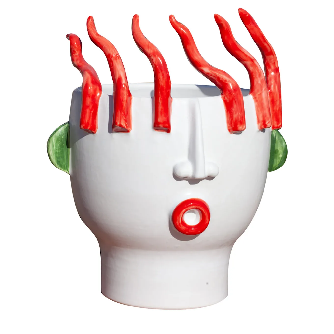 Totuccio Venditore ambulante di peperoni Vaso di testa