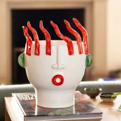 Totuccio Venditore ambulante di peperoni Vaso di testa