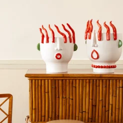 Totuccio Venditore ambulante di peperoni Vaso di testa