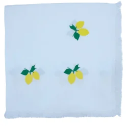 Tovaglia azzurra rettangolare multicolore Limoni