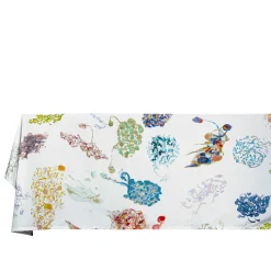 Tovaglia bianca a motivi policromi Filicudi