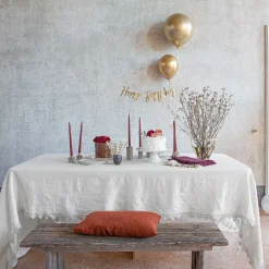 Tovaglia bianca con pizzo siciliano