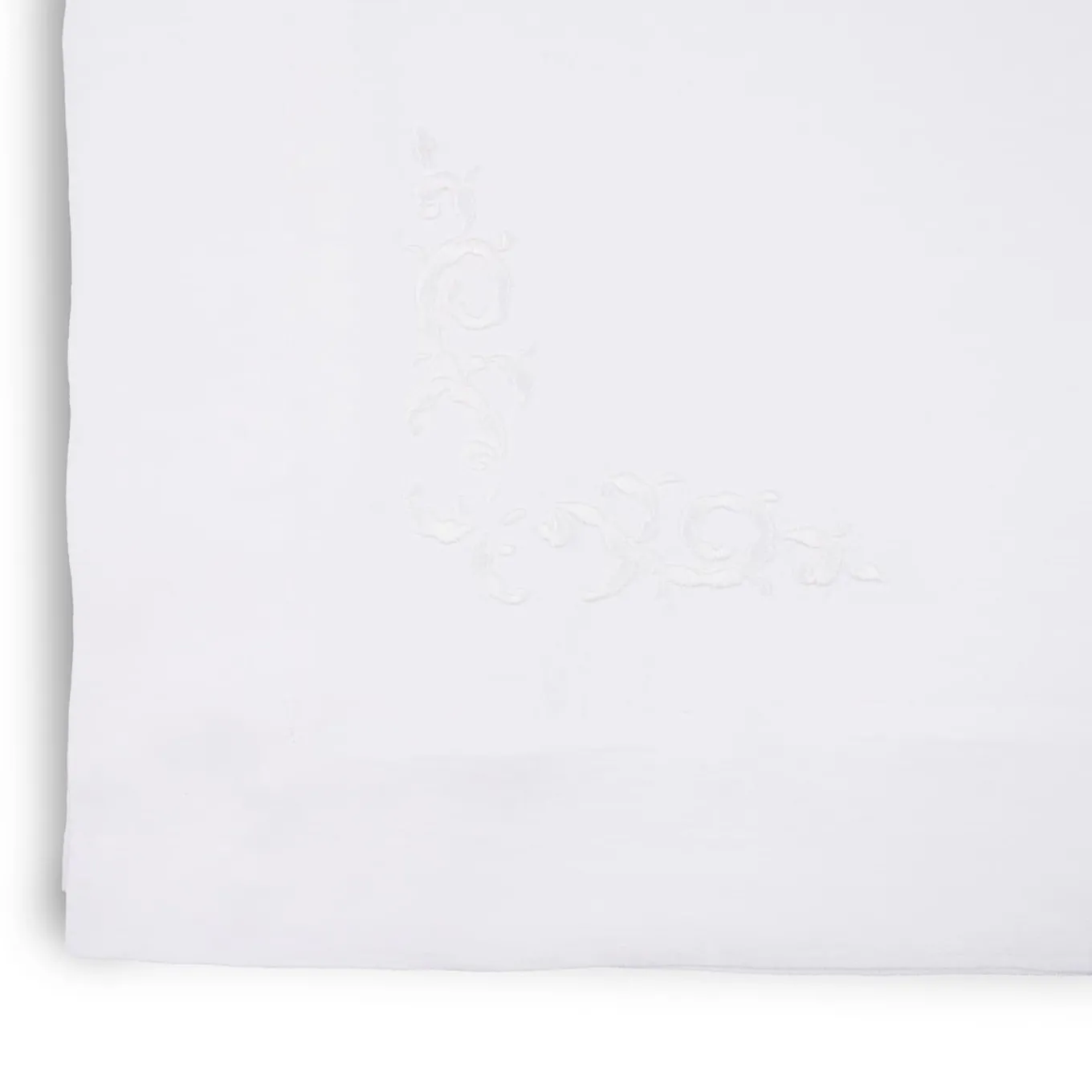 Tovaglia bianca ricamata Decoro