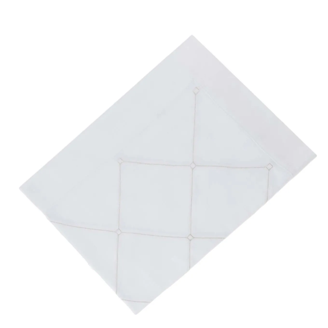 Tovaglia di lino a diamante