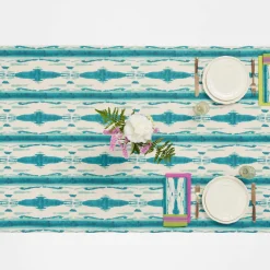 Tovaglia Flame Design Pavone Veronese