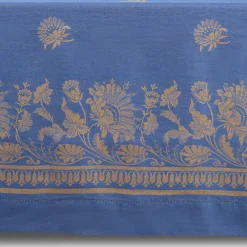 Tovaglia Giardino Italiano nocciola e blu