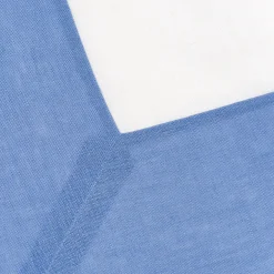 Tovaglia in Lino Erika Blu e Bianca