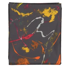 Tovaglia in taffetà con stampa carnevale