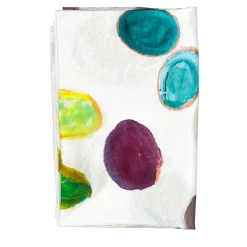 Tovaglia rettangolare dipinta a mano Satellites