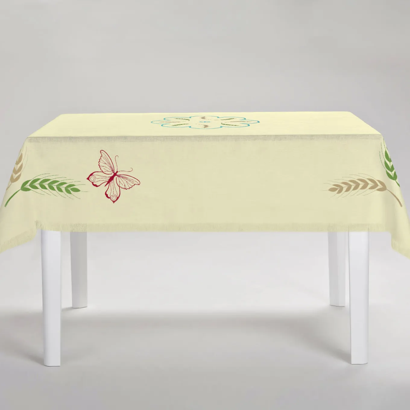 Tovaglia rettangolare gialla Grano Multicolore