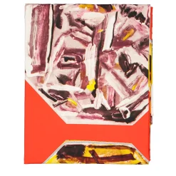 Tovaglia rossa Medaglioni