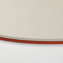 Tovaglietta ovale Mondrian Spritz Arancione e Bianco Luna