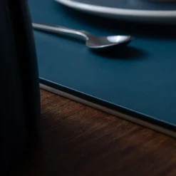 Tovaglietta rettangolare Mondrian Amalfi Blue e Luna White