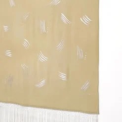 Trazos I Arazzo giallo ricamato #1