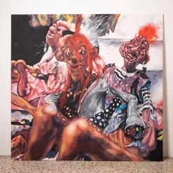 Trickynauta Pic Nic Pittura acrilica su tela