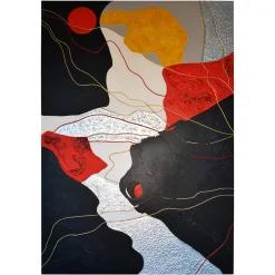 Trittico decorativo testurizzato Philia