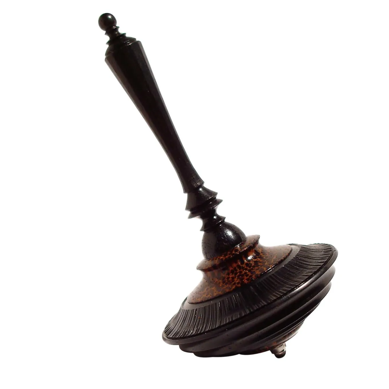 Trottola DarkStyle in ebano e palma nera