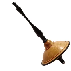 Trottola in ebano e acero #1