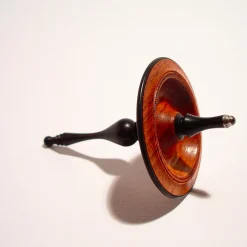 Trottola in ebano e bubinga