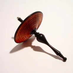 Trottola in ebano e bubinga