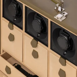 Trunk per Orologi Geneve in Pelle Verde