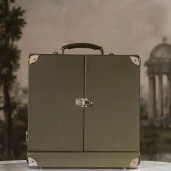 Trunk per Orologi Geneve in Pelle Verde