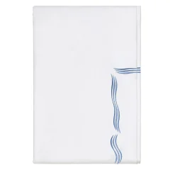 Tuffo Copripiumino King US bianco e blu Assisi