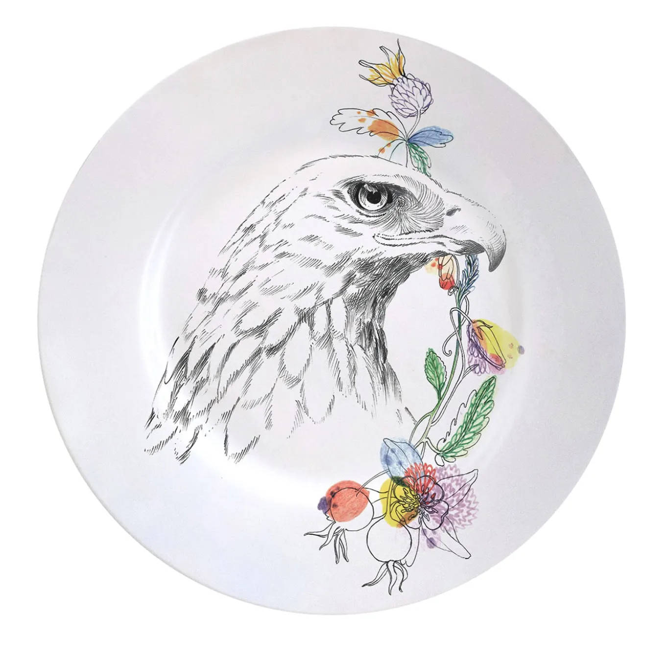 Un piatto per la cena con l'aquila americana di An Ode To The Woods