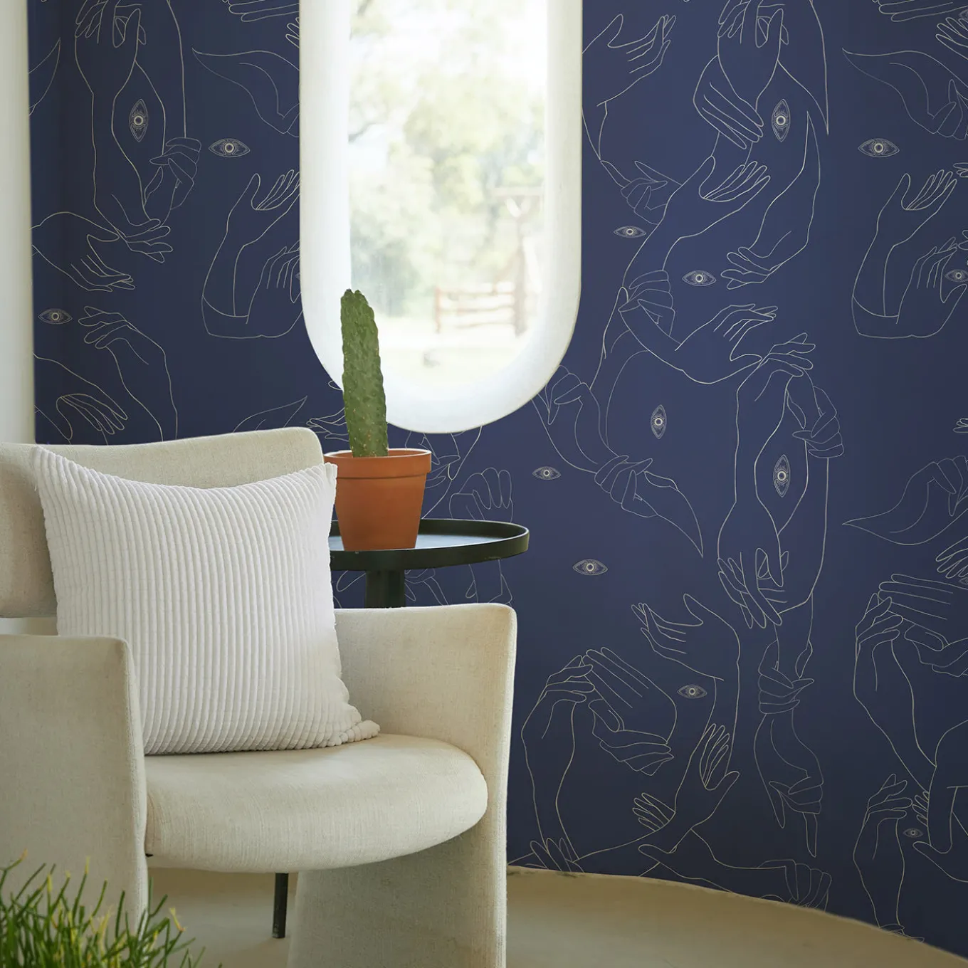 Uno, Nessuno Carta da parati azzurra