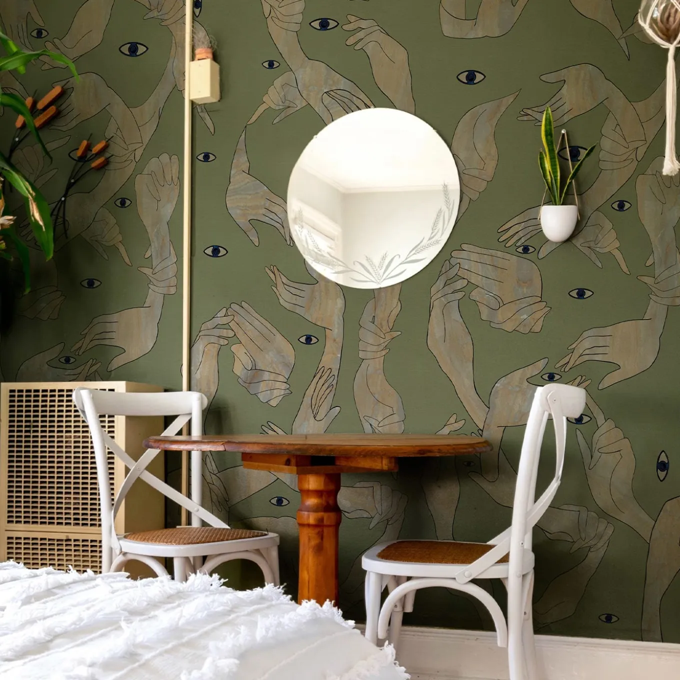 Uno, Nessuno Verde Prato Carta da parati