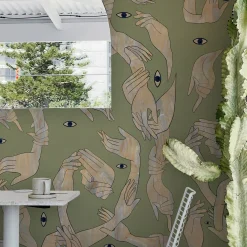 Uno, Nessuno Verde Prato Carta da parati