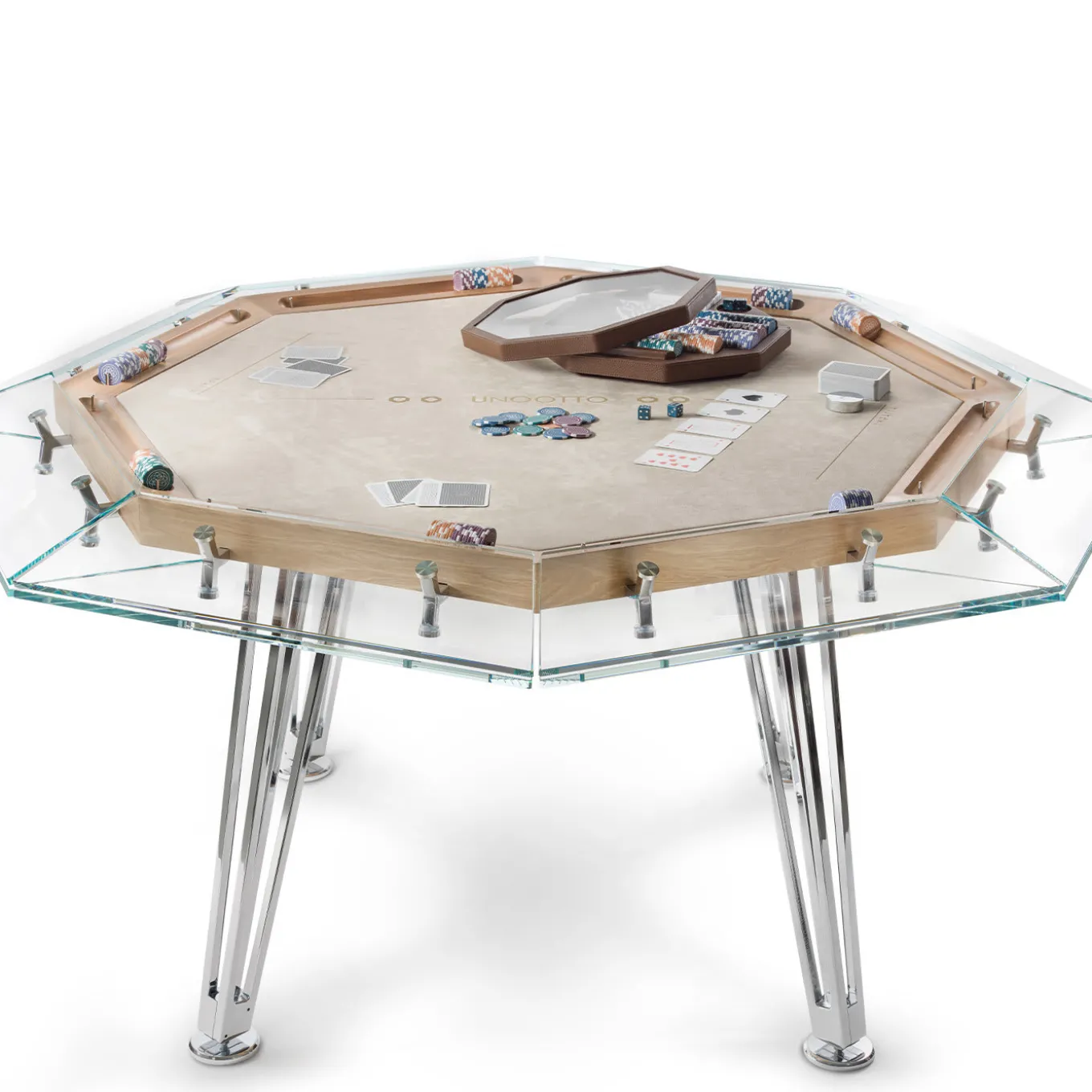 Unootto 8 Player Wood Edition Poker Table
