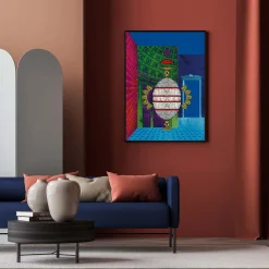 Uovo Stampa su Viscosa - Edizione limitata di 15 pezzi