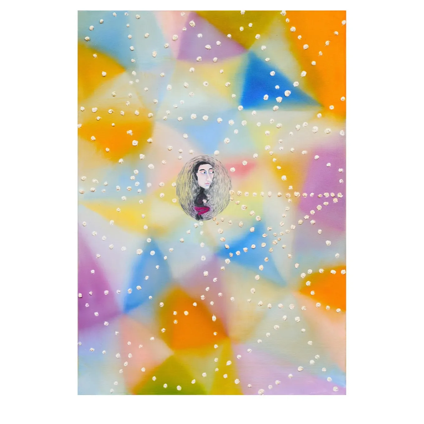 Utero mentale olio su tela