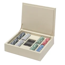 Valigetta da poker Eva intrecciata a mano