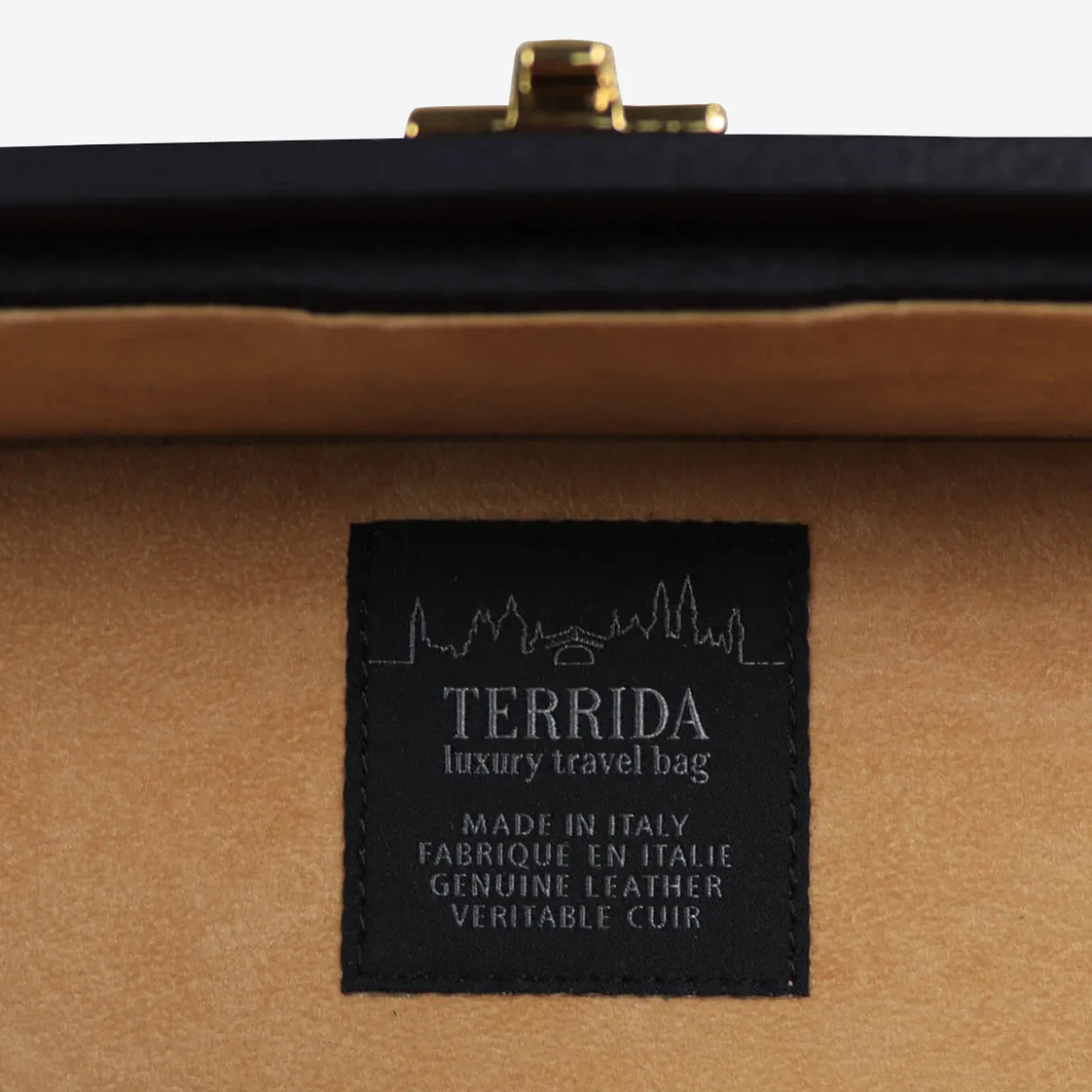 Valigia Regale trapuntata media nera