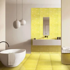 Van Gogh "Girasoli" Piastrella bianca minimale