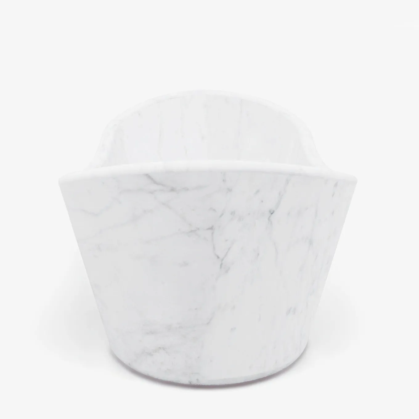 Vasca da bagno in marmo Carrara bianco Caresi