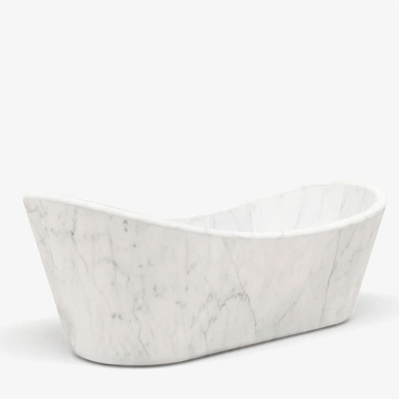 Vasca da bagno in marmo Carrara bianco Caresi