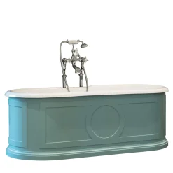 Vasca da bagno verde Tiffany dipinta Capitol