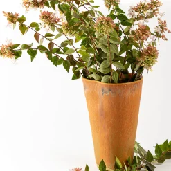 Vaso a calice arancione