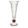 Vaso a sfera rosso venato Ginostra
